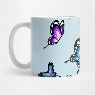 Flying Butterfly Pattern Mug